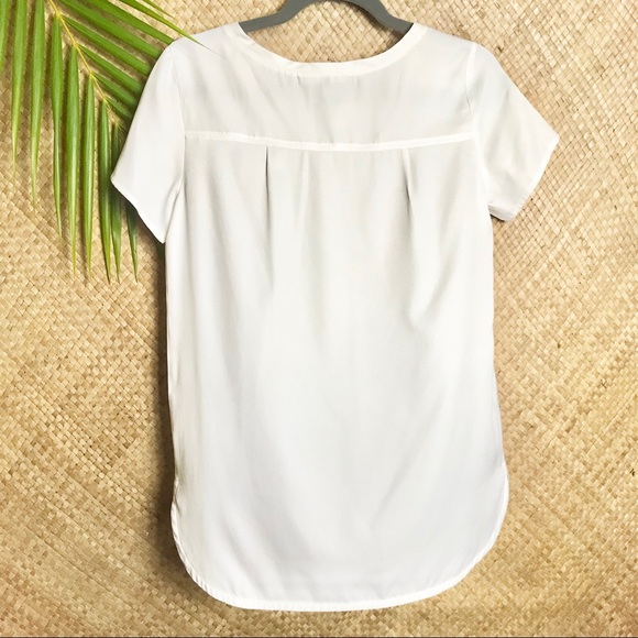 Mentha y Chocolate cream zipper blouse - Picture 5 of 6